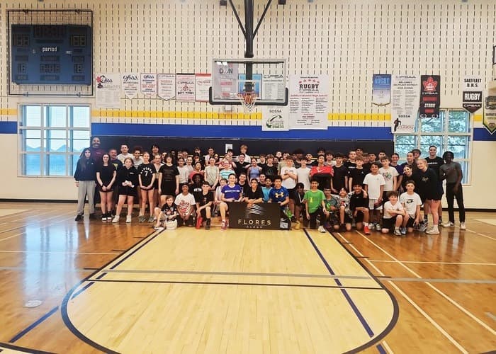 Lake Ontario Beach Cleanup - High school students helping clean the beach